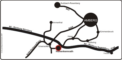 Anfahrtskarte Hohenkemnath